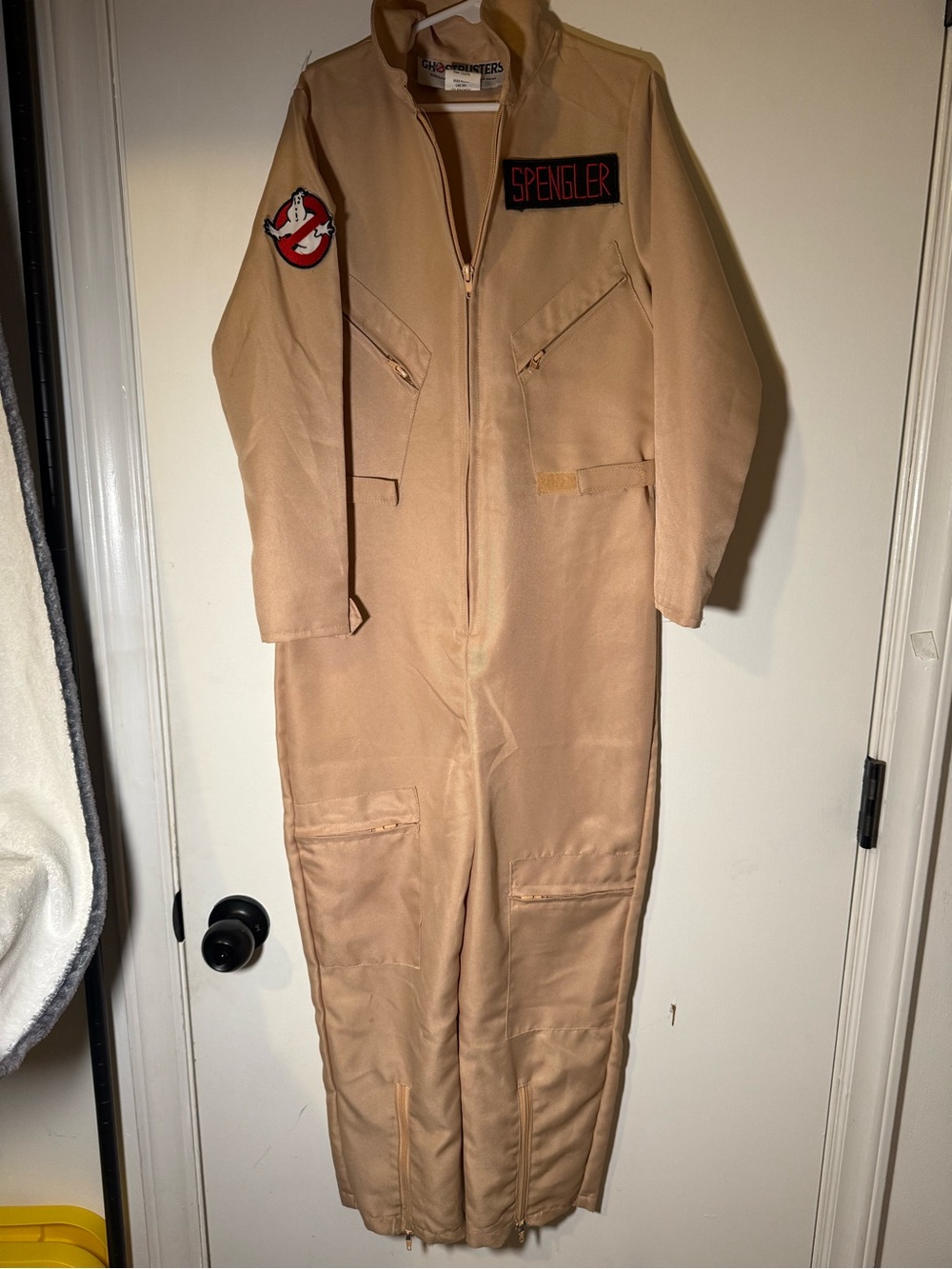 Ghostbusters Tan Jumpsuit with Spengler Patch